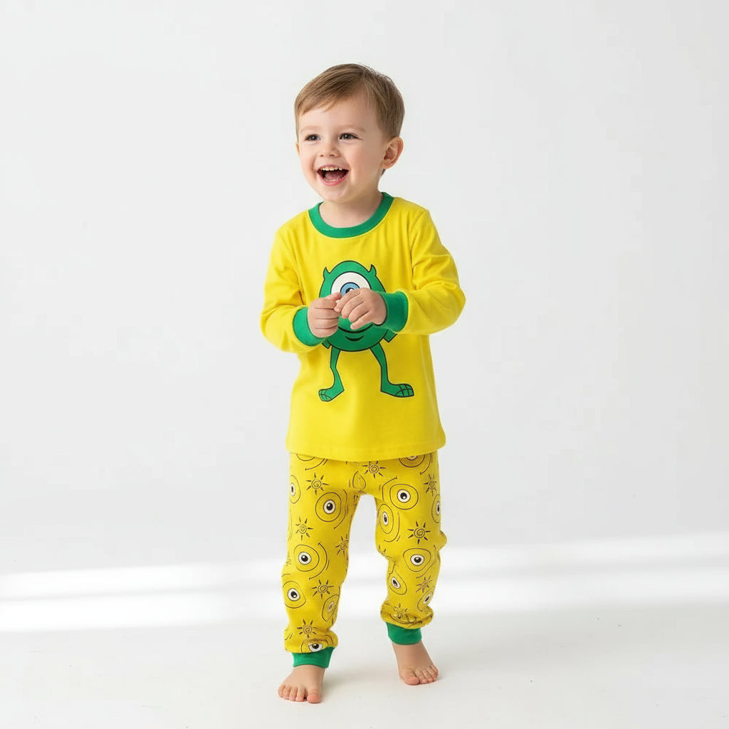 Spring Autumn Children's Mickey Clothing Sets Boys Sleepwear Clothes Kids Iron Man Pajamas Set Baby Girls Cotton Cartoon Pijamas Trikidsworld