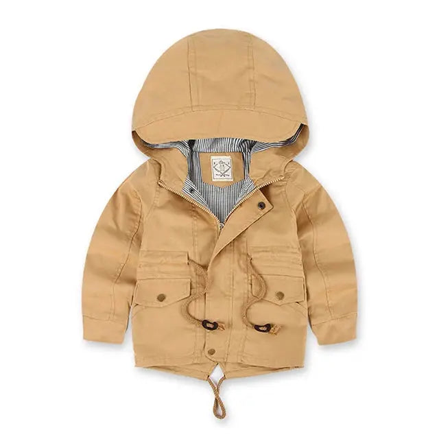 Children Winter Fleece Outdoor Jackets for Boys Hooded Warm Kids Boy Outerwear Windbreaker Autumn Casual Baby Boy Coats Clothing Trikidsworld