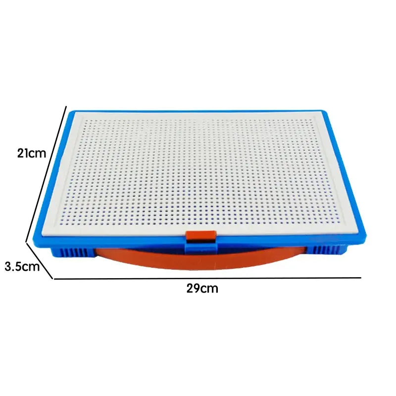 296PCS Mushroom Nail DIY Handmade Toys Children's Montessori Educational Toys Intelligent 3D Puzzle Game Jigsaw Board Gifts Trikidsworld