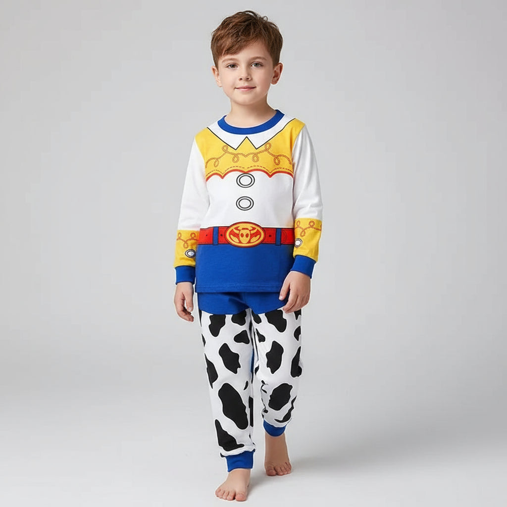 Spring Autumn Children's Mickey Clothing Sets Boys Sleepwear Clothes Kids Iron Man Pajamas Set Baby Girls Cotton Cartoon Pijamas Trikidsworld