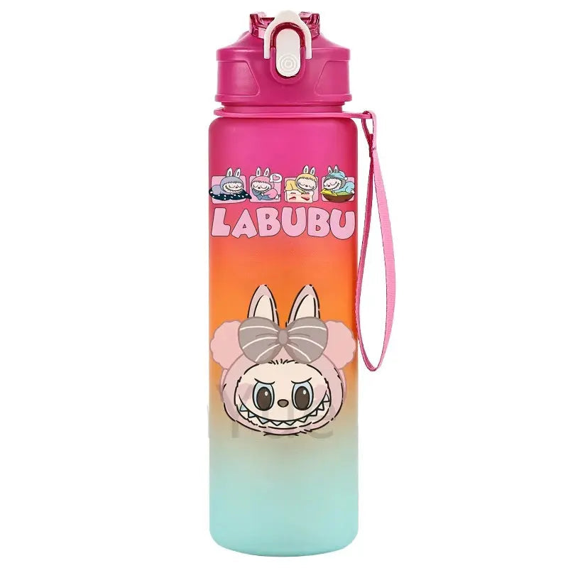 750Ml Cartoon Printed Water Bottle Teenger Student Drinking Portable Cartoon Large Capacity Outdoor Sport Water Cup Kid Gift Trikidsworld