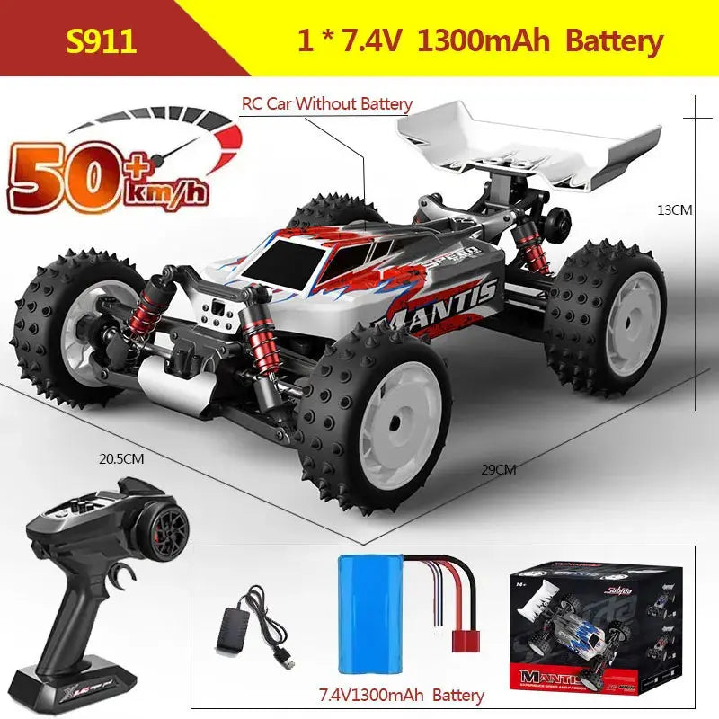 S911PRO 1:16 4WD RC Car 70KM/H or 50KM/H Remote Control Cars High Speed Drift Brushless Monster Truck For Kids VS Wltoys 144001 Trikidsworld