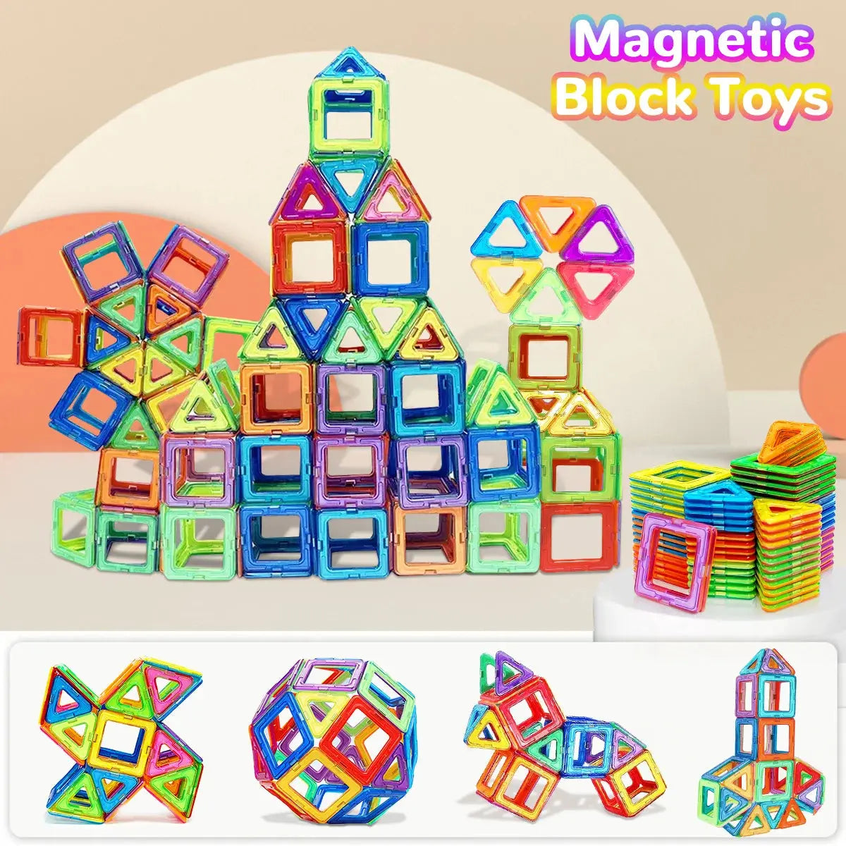 Magnetic Building Blocks Learning Educational Toys Trikidsworld
