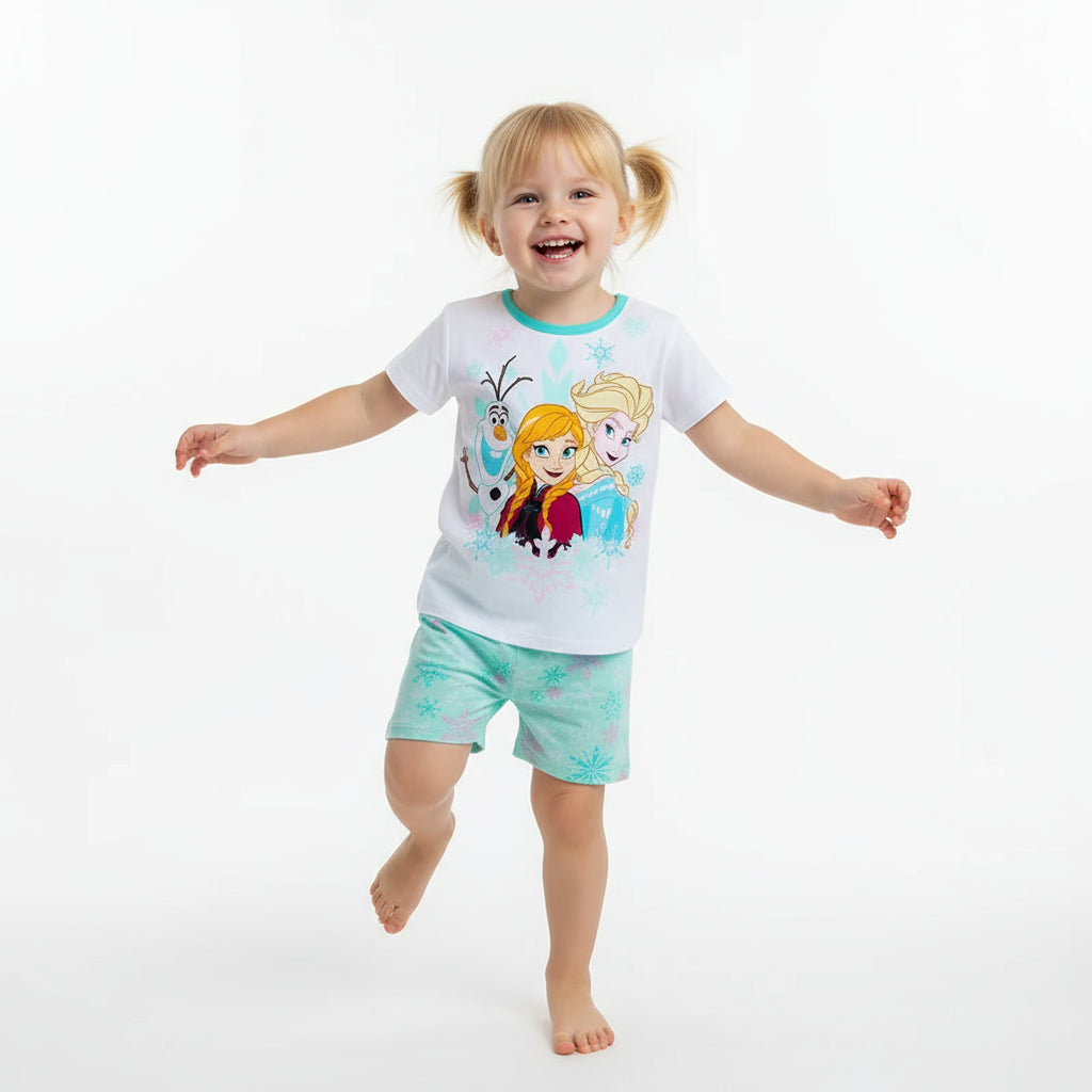 Summer Kids Pyjamas Children Sleepwear Baby Set Elsa Girls Minnie Short sleeved Pijamas Cotton Nightwear Clothes Pajamas Sets Trikidsworld