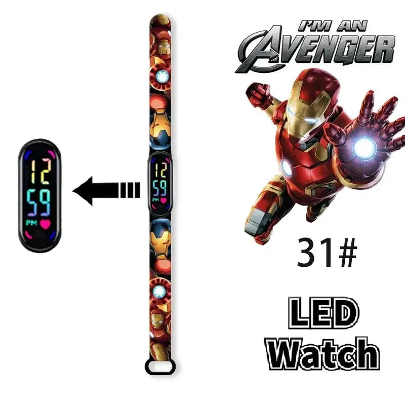Watch Kids LED Cartoon Bracelet Wristwatch Trikidsworld