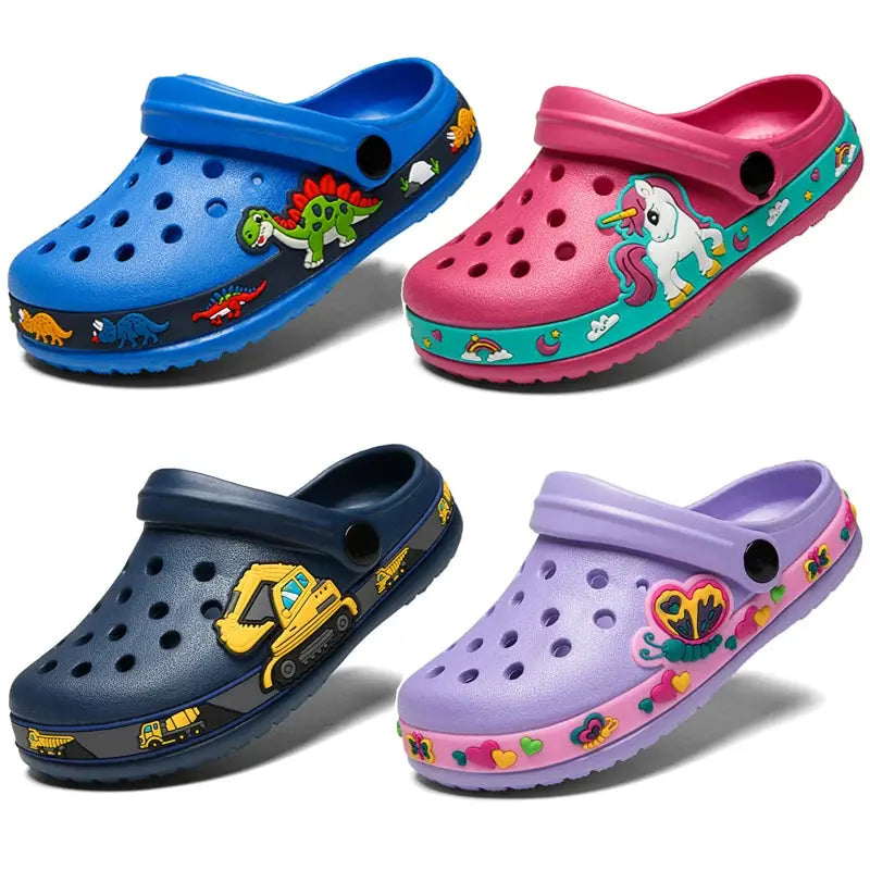 Cute Cartoon Kids Summer Slippers – Soft & Comfy Slides Trikidsworld