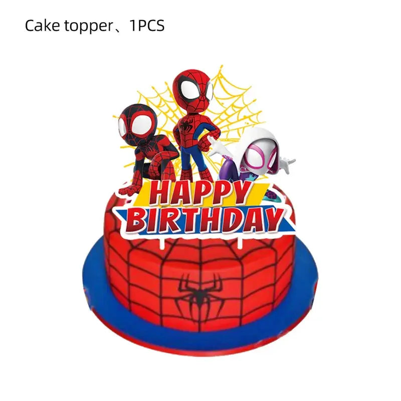 Birthday Party Decoration Spiderman Theme Balloon Trikidsworld