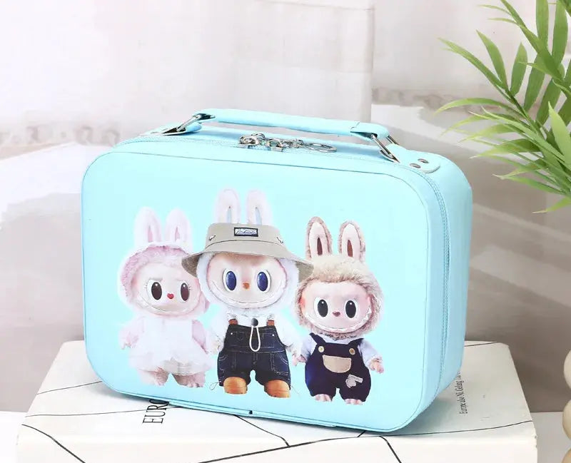 New Cute Cartoon Monster Doll Makeup Bag Multi Functional Handheld Portable Small Square Storage Bag Children's Birthday Gift Trikidsworld