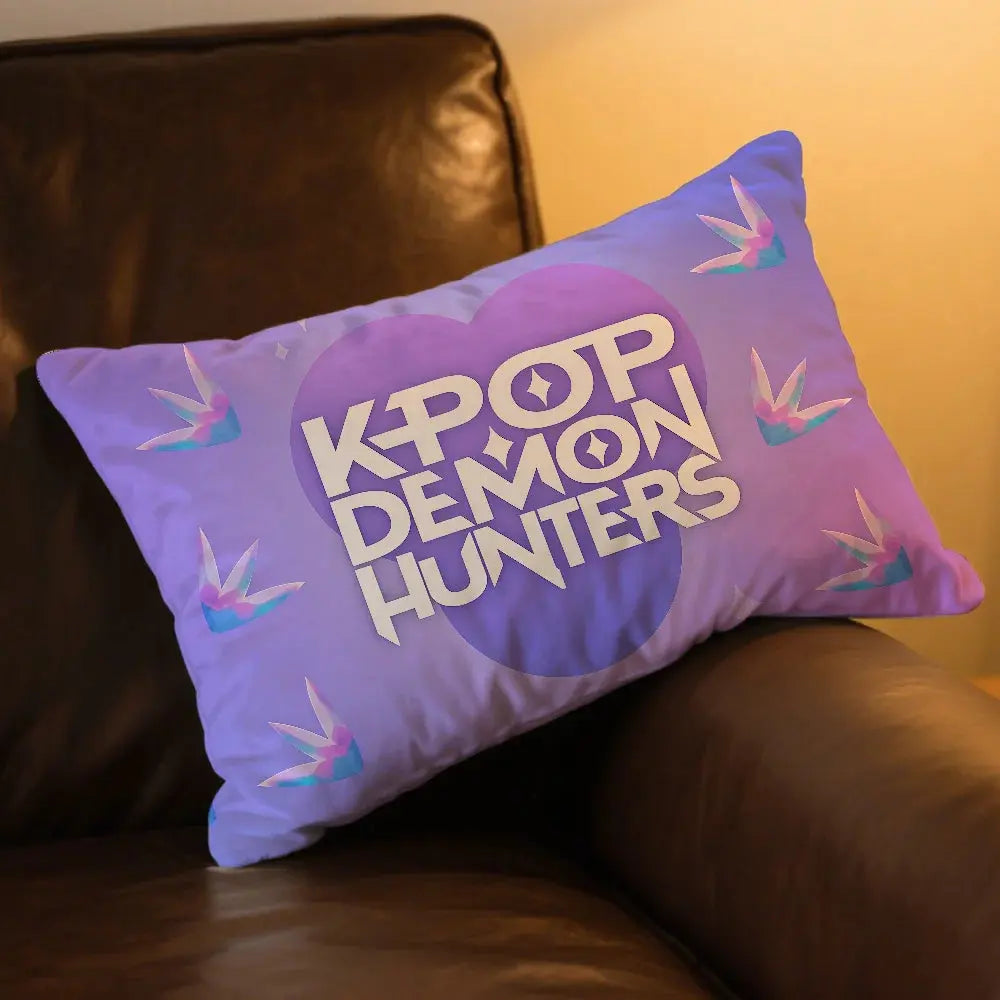 cushion cover Rectangle Pillow Case Demon KPop Printing Bedside Sofa Hunters Room Home Decoration Pillowcase Trikidsworld