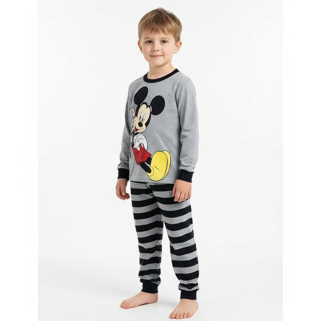 Spring Autumn Children's Mickey Clothing Sets Boys Sleepwear Clothes Kids Iron Man Pajamas Set Baby Girls Cotton Cartoon Pijamas Trikidsworld