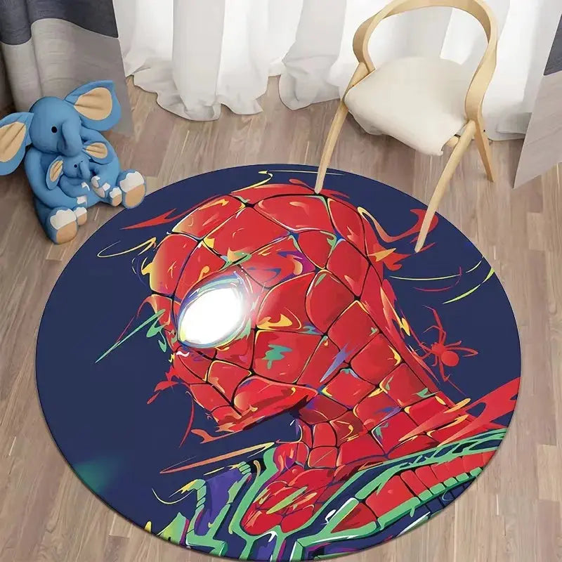 Spider Man Round Carpet for Home Decor Trikidsworld