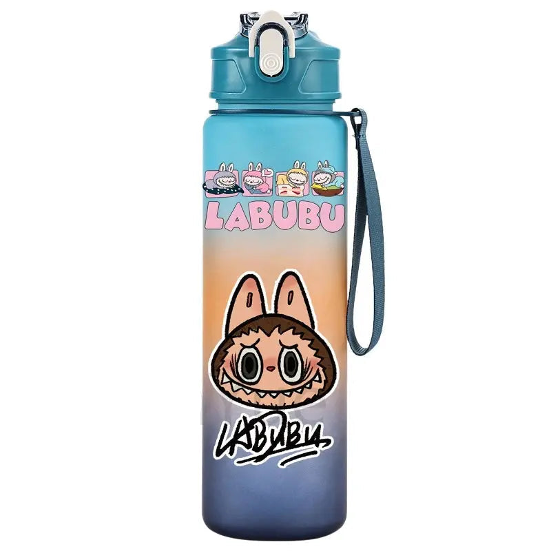 750Ml Cartoon Printed Water Bottle Teenger Student Drinking Portable Cartoon Large Capacity Outdoor Sport Water Cup Kid Gift Trikidsworld