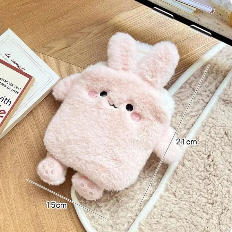 Kawaii Insulation Hot Water Bottle Plush Rubber Hand and Foot Belly Warmer Explosion-proof Hot Water Bag for Women Period Cute Trikidsworld