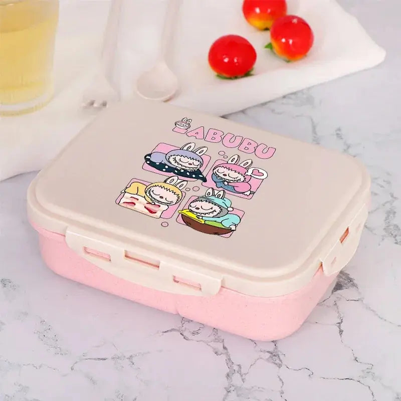 Lunch Bag Cartoon Crystal Sticker Warming Box Portable Outdoor Picnic Food Storage Bags Large Capacity Bento Boxs Gifts Trikidsworld