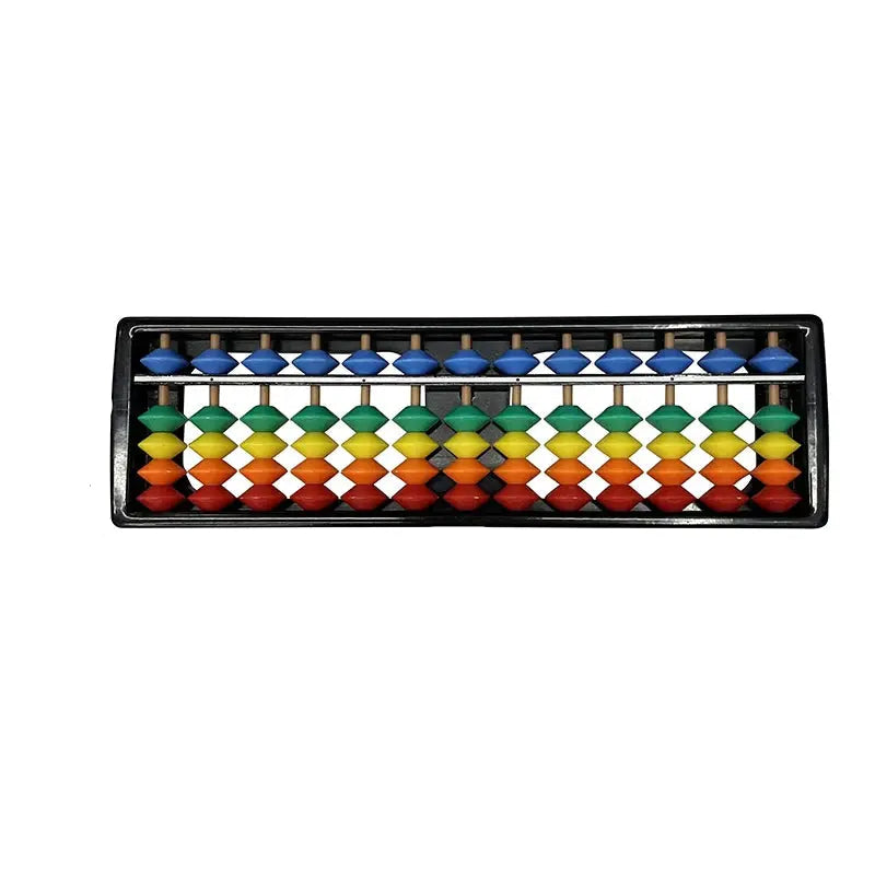 Children's Plastic Abacus Soroban Calculator Counting Tool 13 Digit Rods Standard Abacus Mathematics Beginners Caculating Toy Trikidsworld