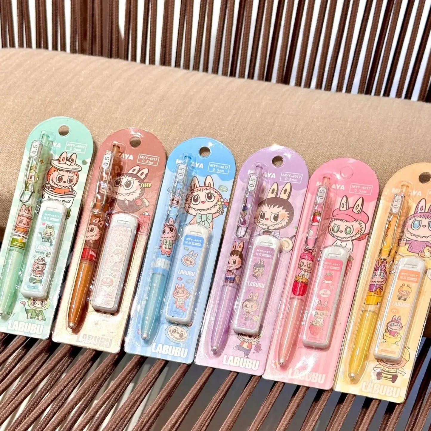 1/6pcs New Mechanical Pencil Set Cartoon Cute Automatic Pencils Student Writing Pens Stationery Gifts For Kids Trikidsworld