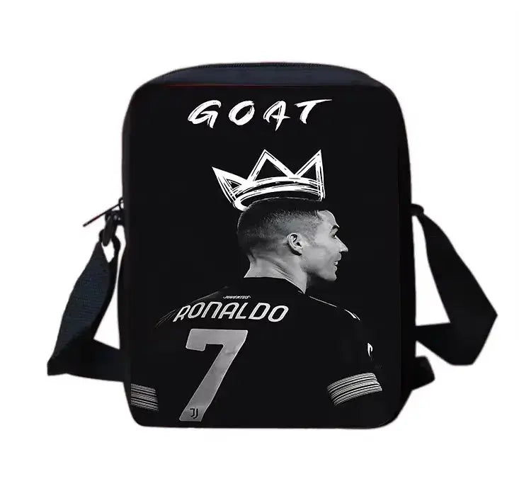 Football CR7 Child School Backpack With Shoulder Ronaldo Bags Trikidsworld