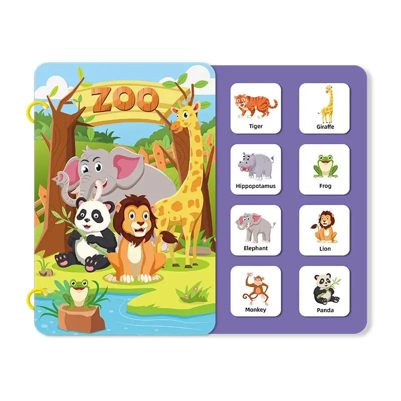 Children Early Education Quiet Busy Paste a Book Baby DIY Puzzle Sticker Montessori Toy Portable Educational Toy Sticker Book Trikidsworld