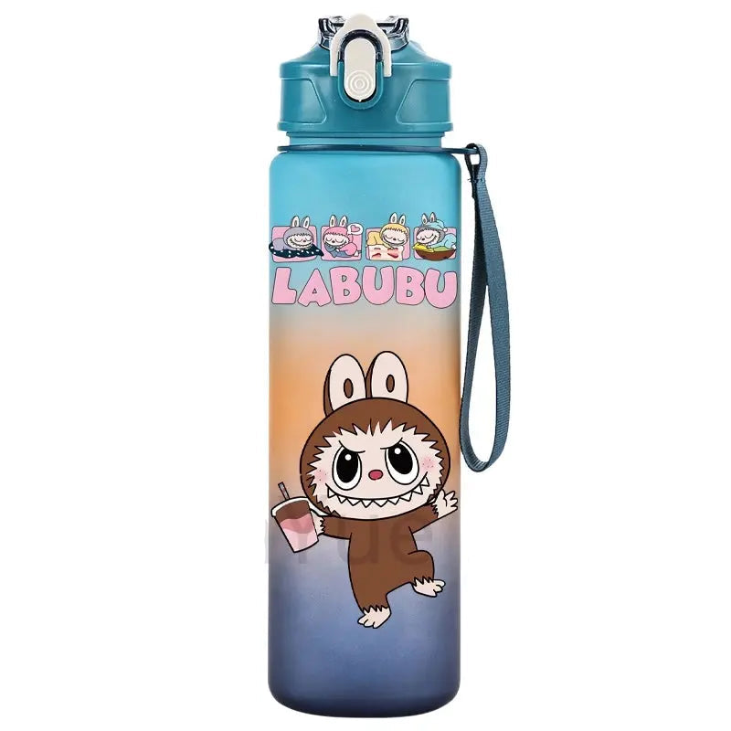 750Ml Cartoon Printed Water Bottle Teenger Student Drinking Portable Cartoon Large Capacity Outdoor Sport Water Cup Kid Gift Trikidsworld