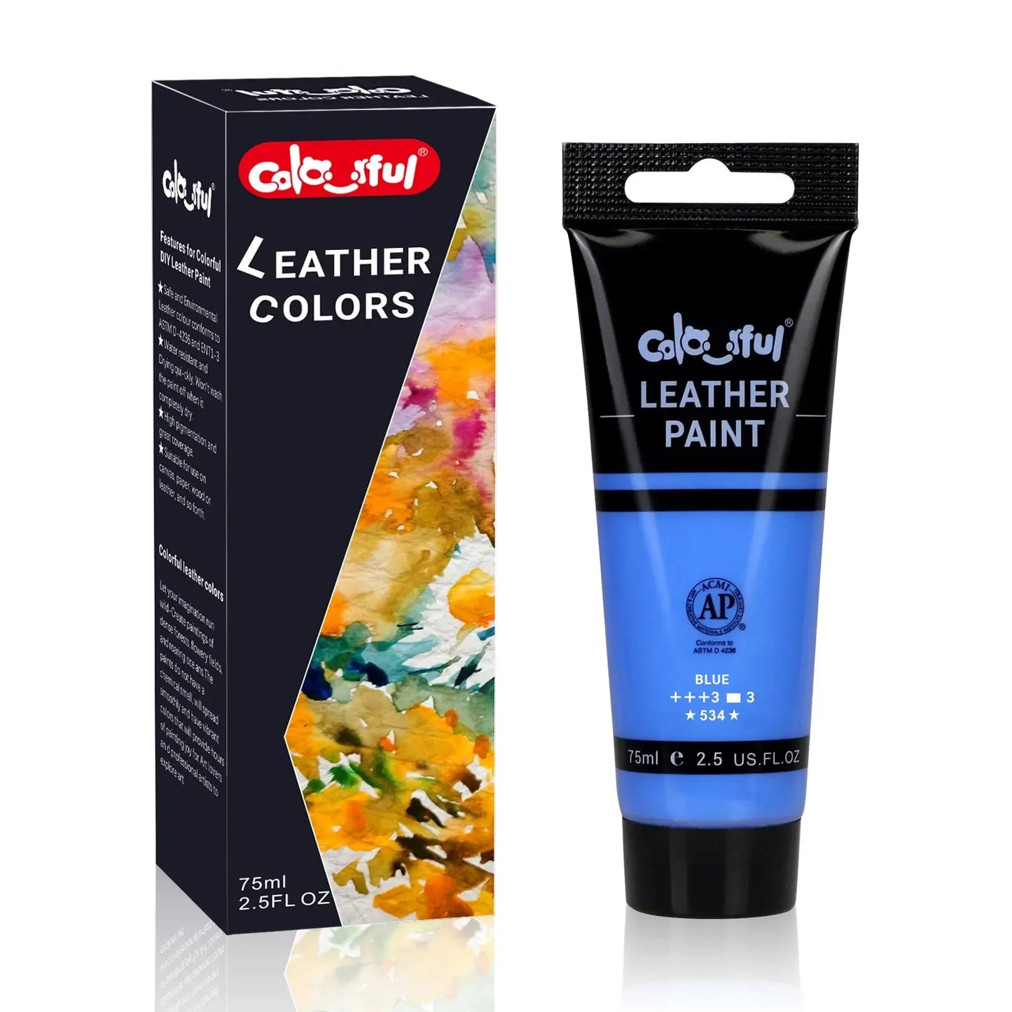 Acrylic Leather PigmentPaint set 12 Colors Leather For Bags,Shoe,Crafts DIY Waterproof Never Fading Leather Repair paint pigment Trikidsworld