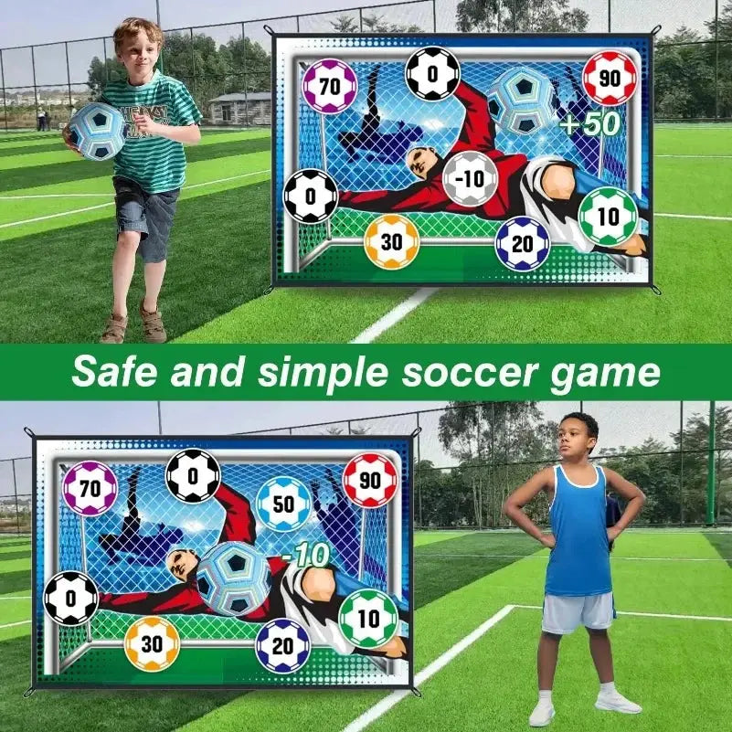 Soccer Game Mat Set Outdoor Indoor Soccer Toys Multiplayer Competitive Soccer Games Children Football Training Boy Gifts Trikidsworld