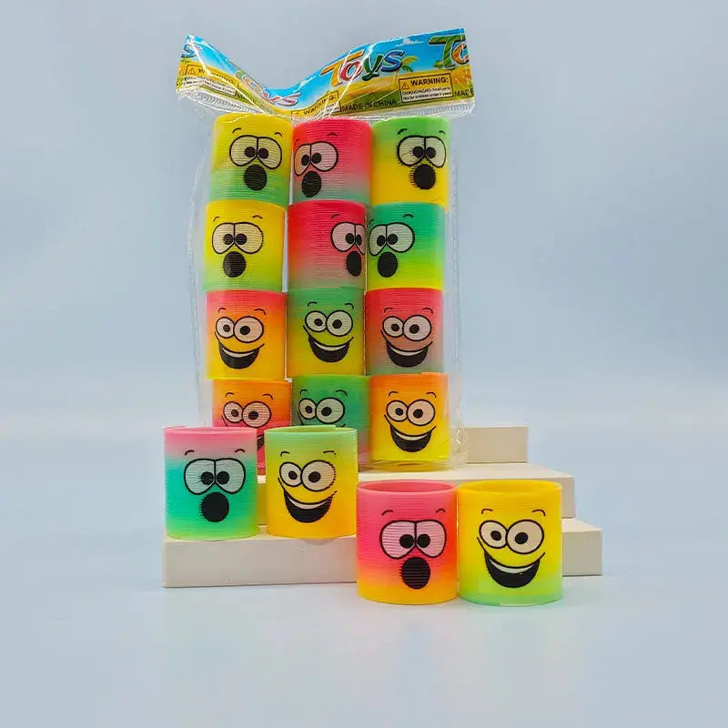 Neon Rainbow Magic Springs – Colorful Party Favors for Kids Trikidsworld