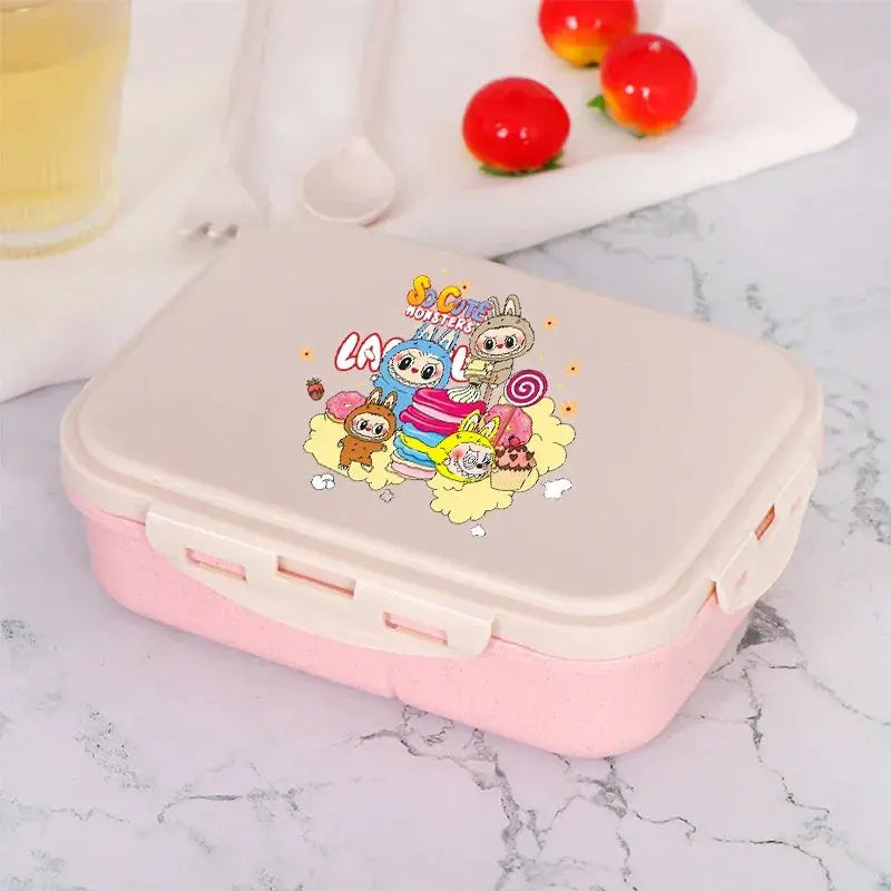 Lunch Bag Cartoon Crystal Sticker Warming Box Portable Outdoor Picnic Food Storage Bags Large Capacity Bento Boxs Gifts Trikidsworld