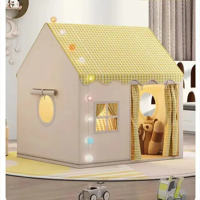 Child Small House Folding Playtent Kid Toy Tent Princess Girl Castle Play House Baby Tent Not include light Ball Chrismas Gift Trikidsworld