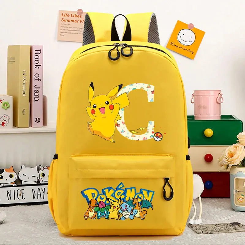 Pokemons School Bag Cartoon Backpack Trikidsworld