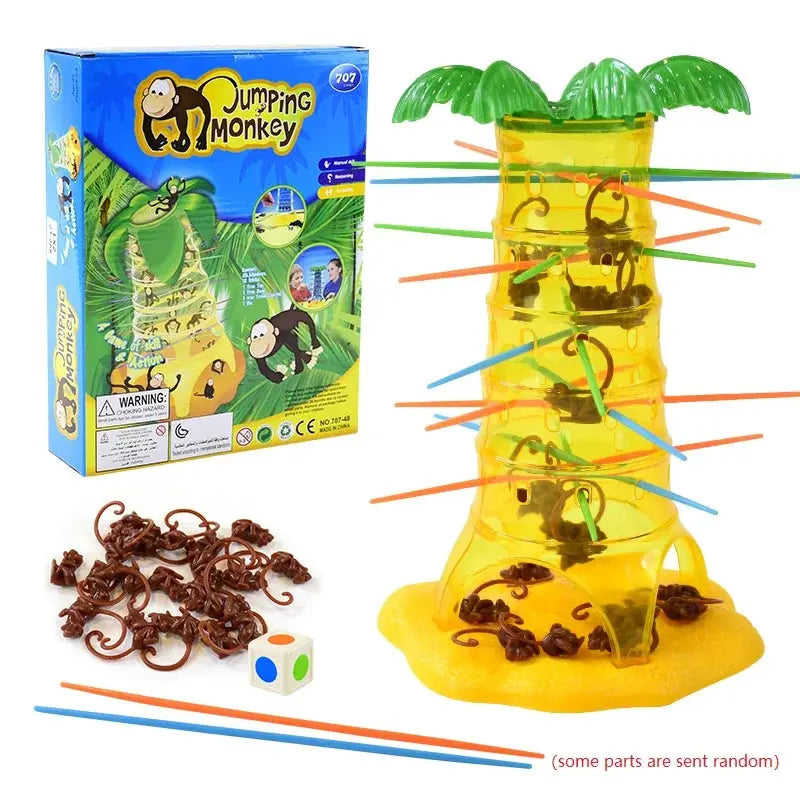 Multiplayer Tabletop Games Monkey Children Interesting Intelligence Toys Drop Down Parent-Child Interactive Board Game for Kids Trikidsworld