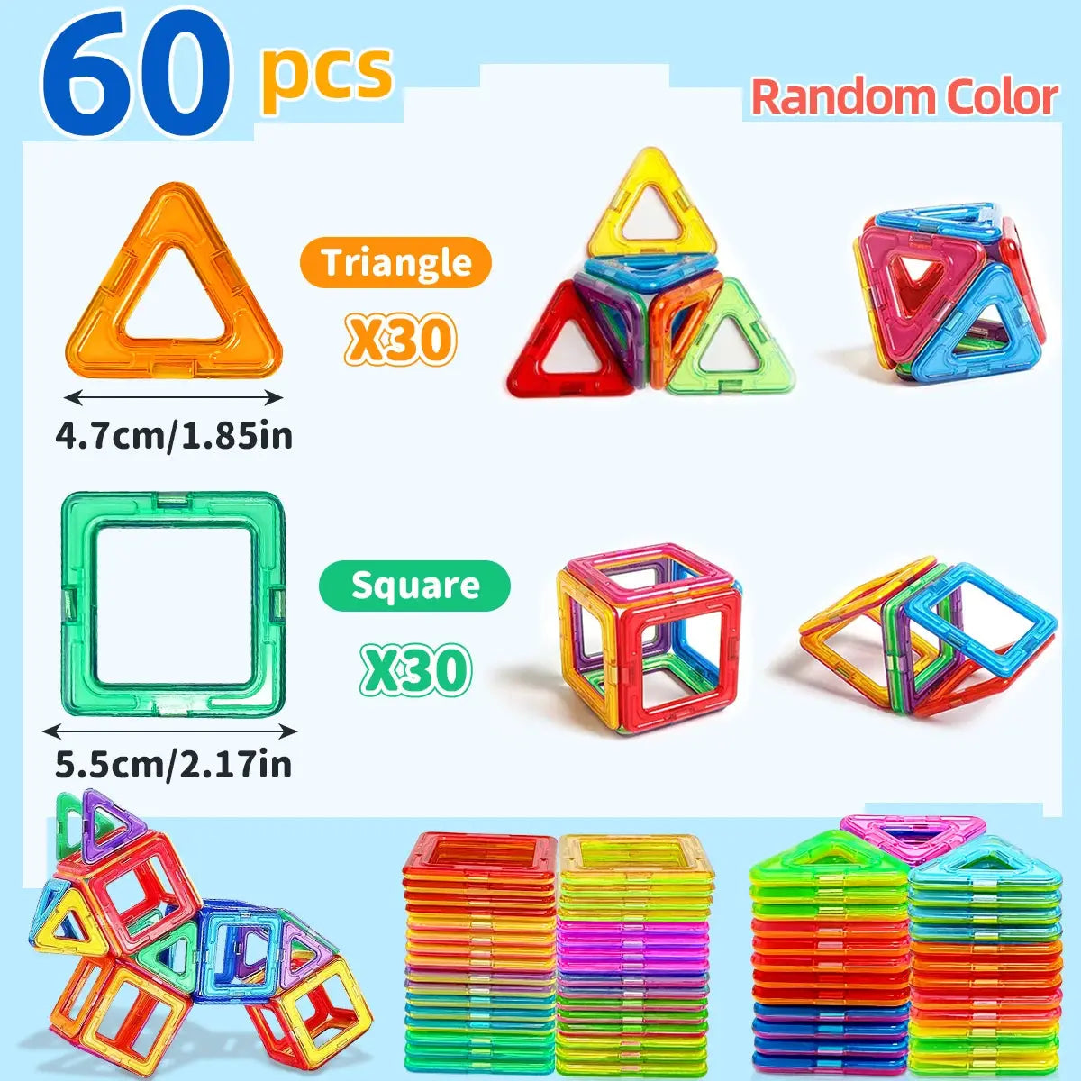 Magnetic Building Blocks Learning Educational Toys Trikidsworld