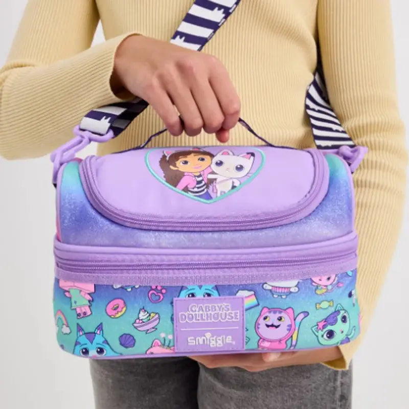 New Original Australia Smiggle Children Schoolbag Girl Gabby Shoulder Backpack Meal Bag Modeling Bags 14 Inch New Semester Gifts Trikidsworld