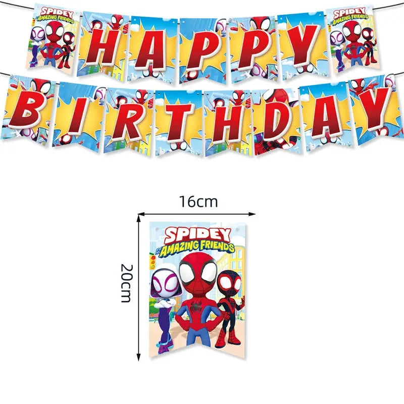 Birthday Party Decoration Spiderman Theme Balloon Trikidsworld