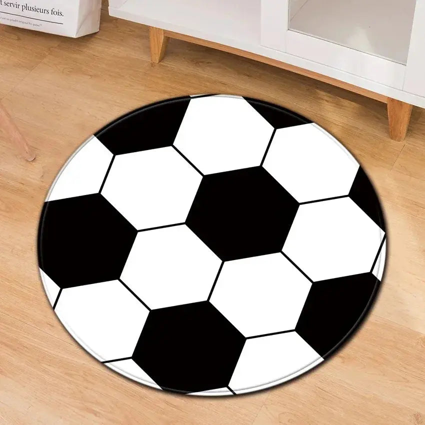 Soccer Round Carpet for Home Decor Trikidsworld