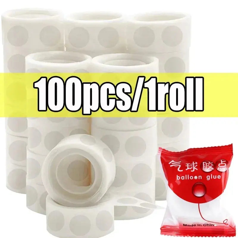Double Sided Clear Sticky Point Tape Balloon Trikidsworld