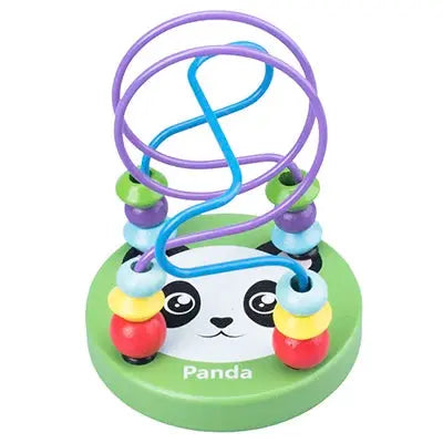 Montessori Wooden Bead Maze & Abacus Toy for Toddlers 1–3 Years Trikidsworld