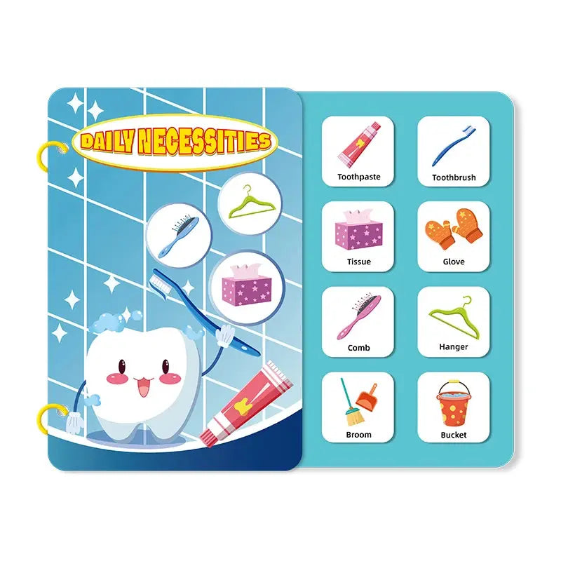 Children Early Education Quiet Busy Paste a Book Baby DIY Puzzle Sticker Montessori Toy Portable Educational Toy Sticker Book Trikidsworld