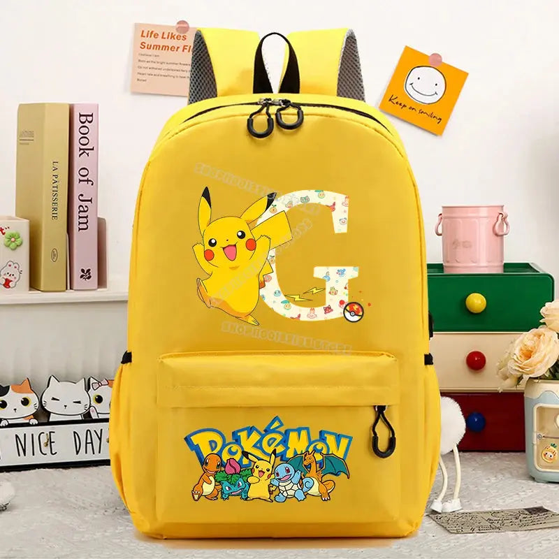Pokemons School Bag Cartoon Backpack Trikidsworld