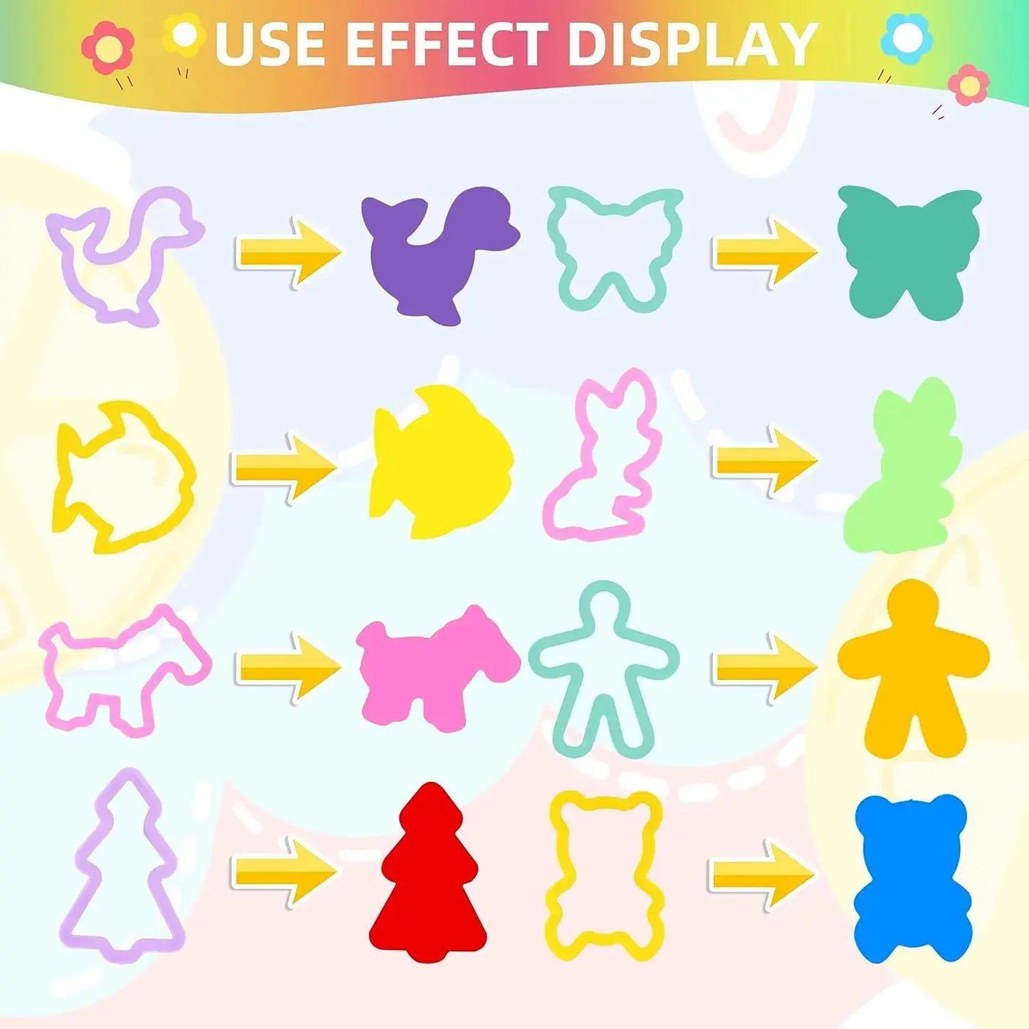 Kids Play Dough Tool Kit – Animal & Ocean Molds Set Trikidsworld