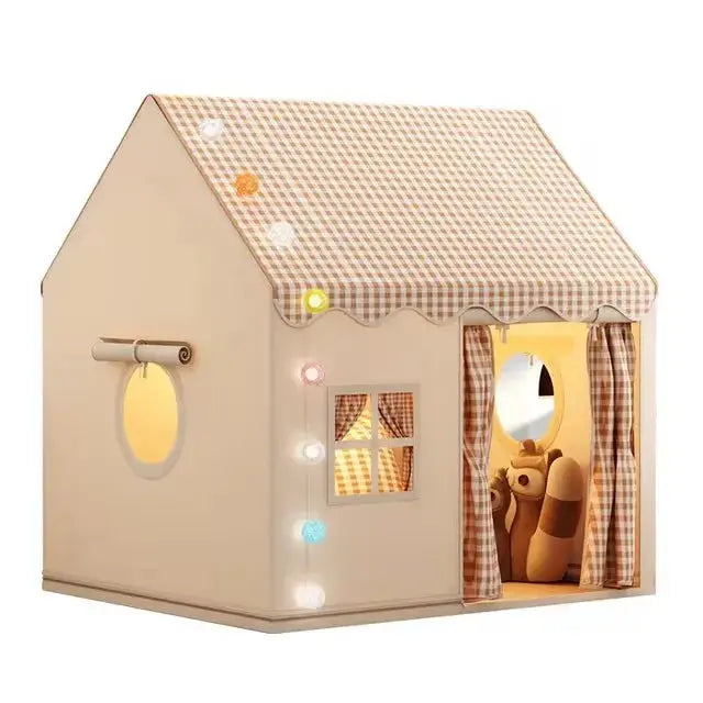 Child Small House Folding Playtent Kid Toy Tent Princess Girl Castle Play House Baby Tent Not include light Ball Chrismas Gift Trikidsworld