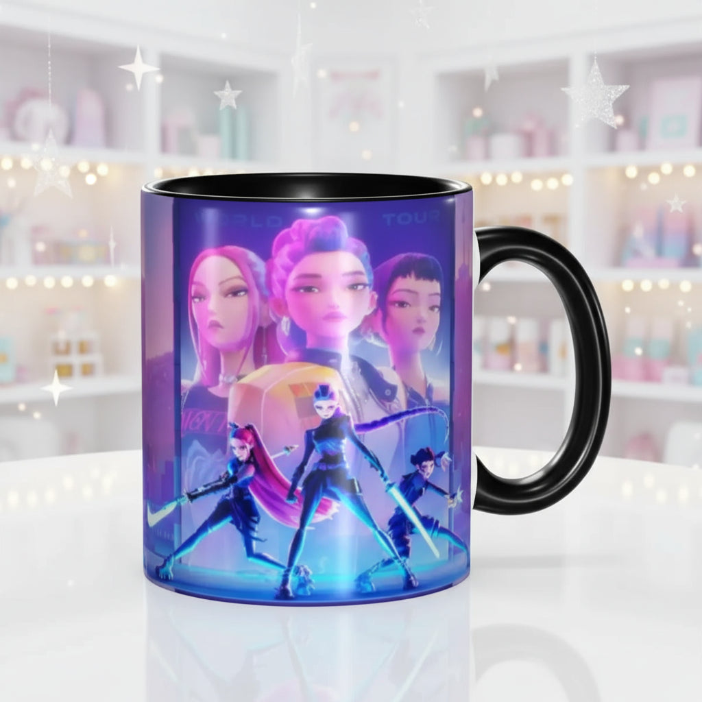 2025 Kpop Demon Hunters Huntrix Kpop Demon Hunters Huntrix Merch Mugs Kawaii 2025 Movie 2025 Movie Tea Cup Trikidsworld