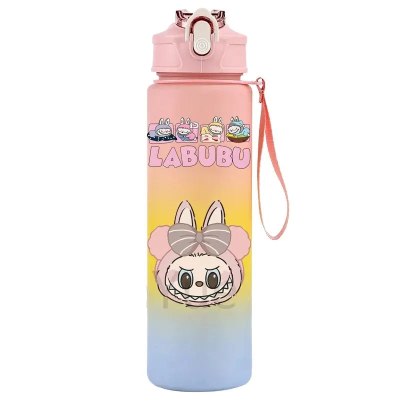 750Ml Cartoon Printed Water Bottle Teenger Student Drinking Portable Cartoon Large Capacity Outdoor Sport Water Cup Kid Gift Trikidsworld