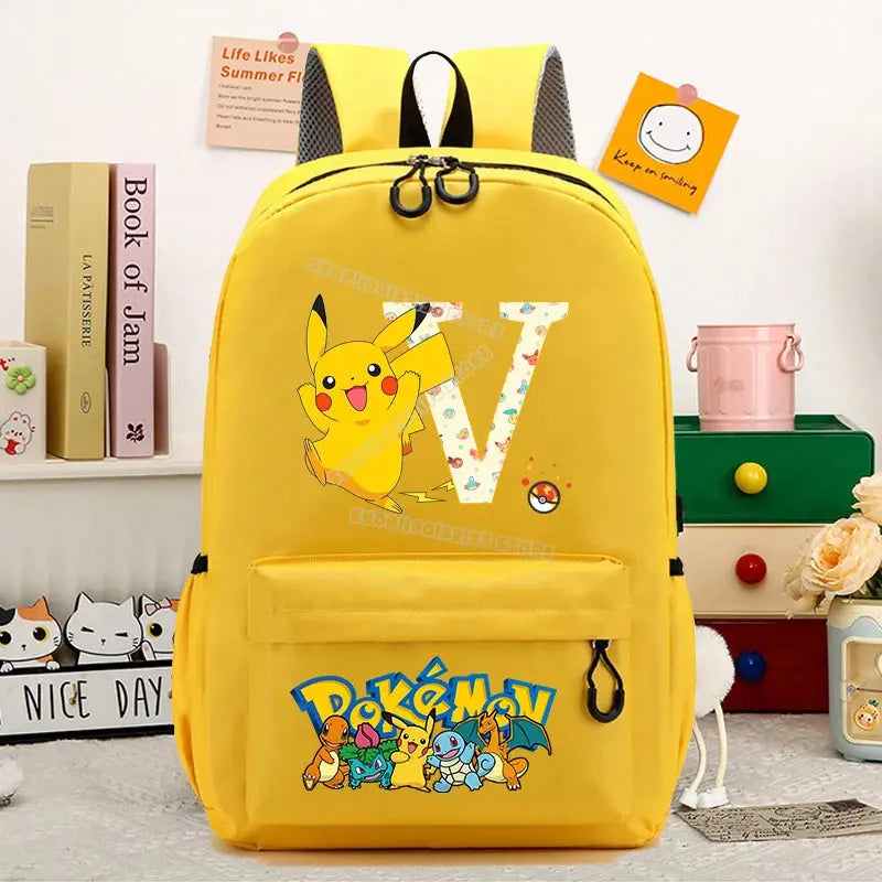 Pokemons School Bag Cartoon Backpack Trikidsworld