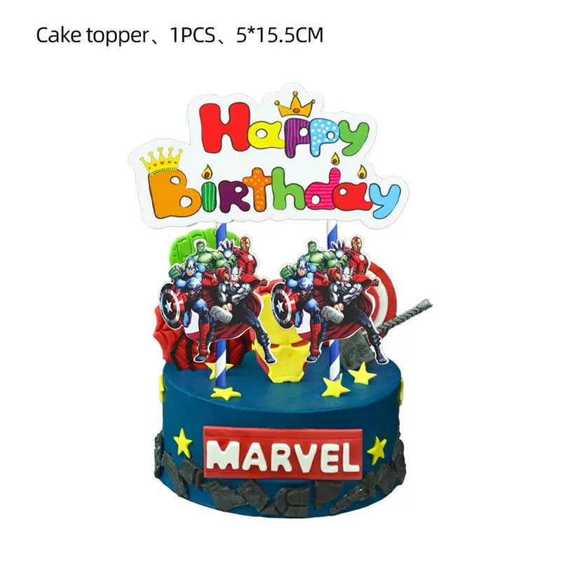 Kids Avengers Marvel Birthday Party Decoration Trikidsworld