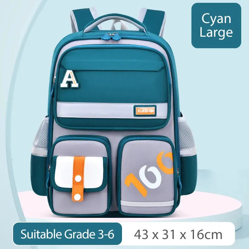 Primary school bag boys backpack bag school kids ergonomic preschool bag girls kindergarten children bookbag Trikidsworld