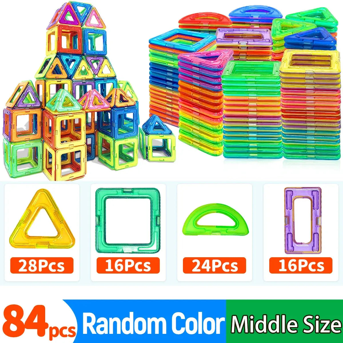 Magnetic Building Blocks Learning Educational Toys Trikidsworld