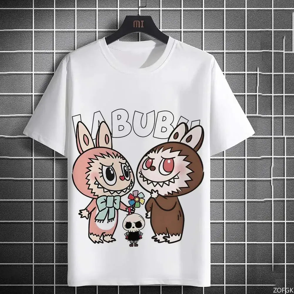 Summer Fashion 3D Cartoon Pull Cloth Cute Printed Short Sleeved Comfortable Casual Round Neck Loose T-shirt Trikidsworld