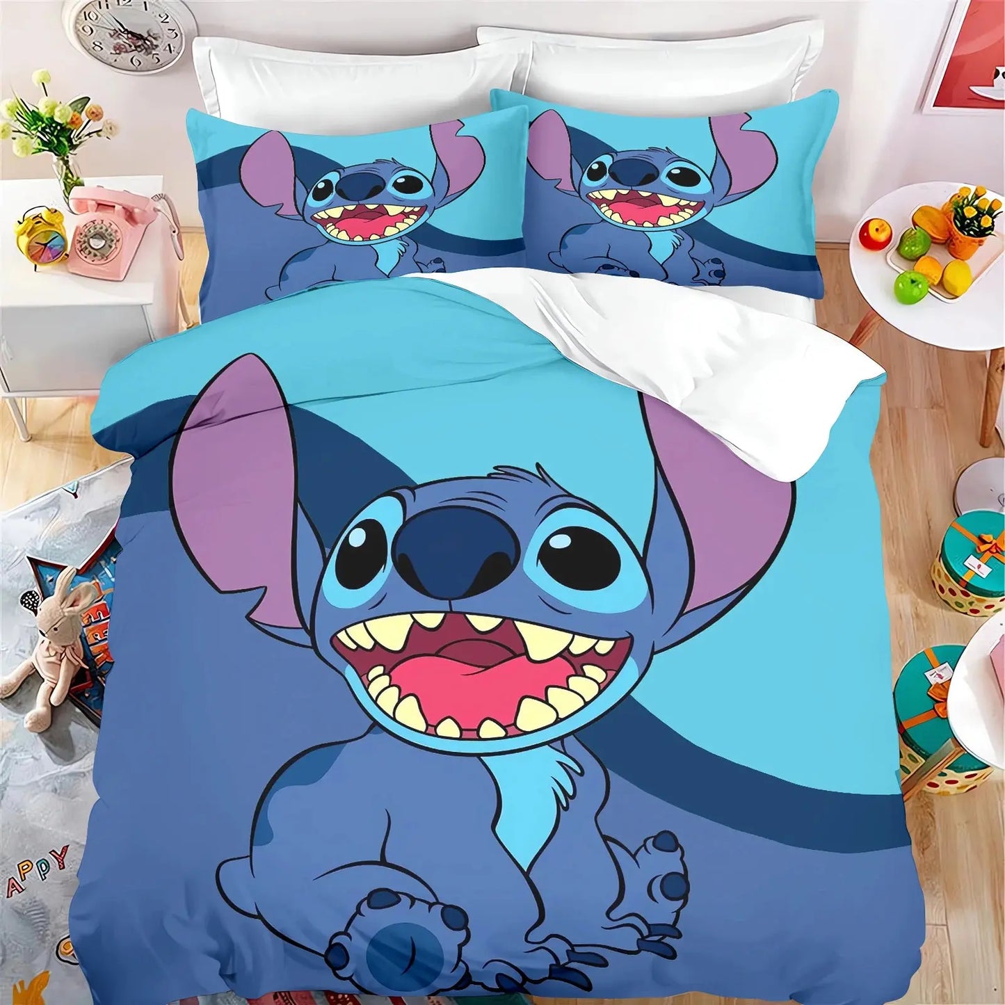 Stitch Bedding Set – Anime Duvet Cover Trikidsworld