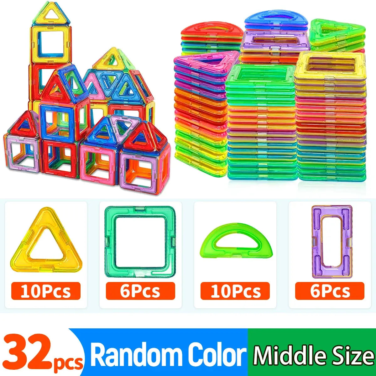 Magnetic Building Blocks Learning Educational Toys Trikidsworld