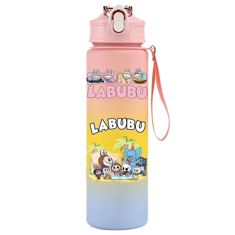 750Ml Cartoon Printed Water Bottle Teenger Student Drinking Portable Cartoon Large Capacity Outdoor Sport Water Cup Kid Gift Trikidsworld
